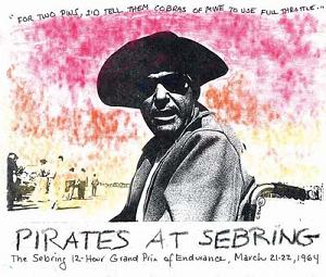 pirates at sebring poster drafts